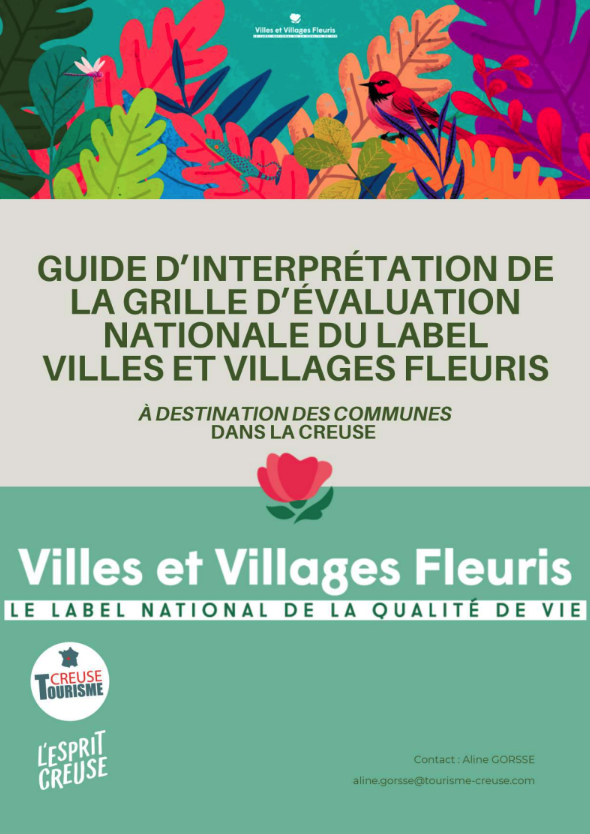Label Villes et Villages Fleuris de la Creuse - comprendre la grille de critères nationale