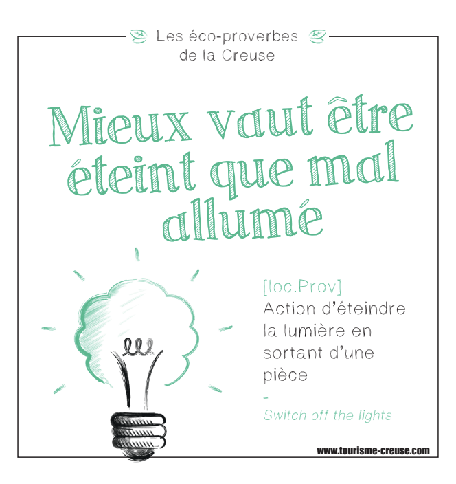 Creuse Tourisme, tourisme responsable, tourisme durable, éco-proverbes, nudges, vacances en Creuse